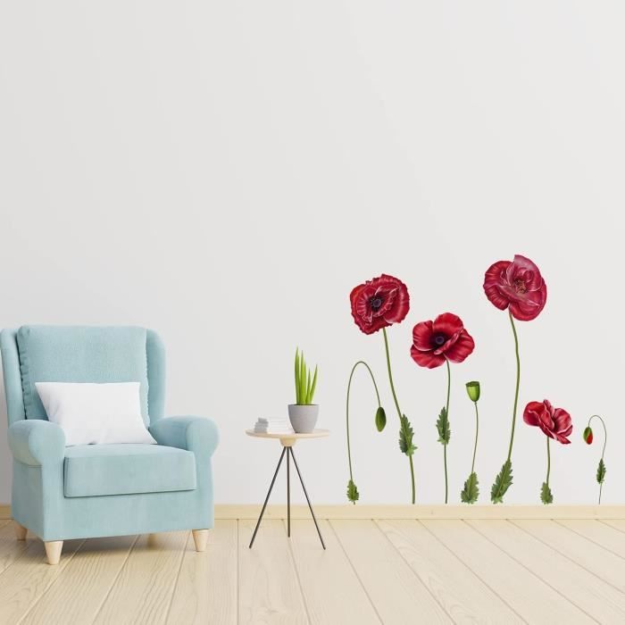 Tapis de bain Modele Coquelicot