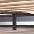 Cadre de lit plateforme en métal 15 cm Joseph ZINUS | Sommier | Support à lattes en bois | Rangement sous le lit | 160 x 200 cm[5]-3