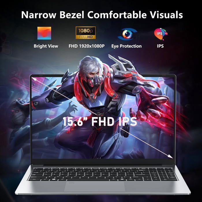 PC Portable ASUS 15,6" – Intel Core I3 – SSD 256Go – 8Go RAM – Windows 11 Pro + Pack Office