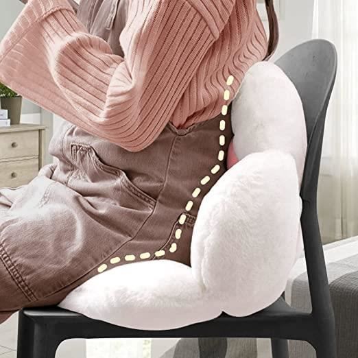 Coussin D'assise En Forme De Patte De Chat - Doux, Moelleux (60x52 Cm), Pour Chaise, Bureau Ou Sol, Plusieurs Coloris