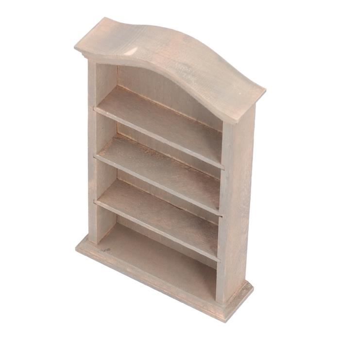 Armoire Miniature En Bois à Assembler Pour Maison De Poupée – Avec 2 Tiroirs Et 8 Cintres, Parfait Pour Décor Ou Rangement De Bijoux