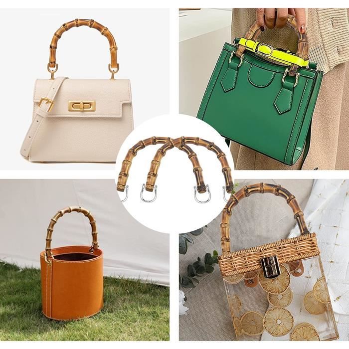 4pcs poignees pour Sac a Main en Bambou poignee Sac a Main Bois Sac en Forme de U Aanses de Sac et Bois Poignees de Rechange A828 Cdiscount Bagagerie Maroquinerie