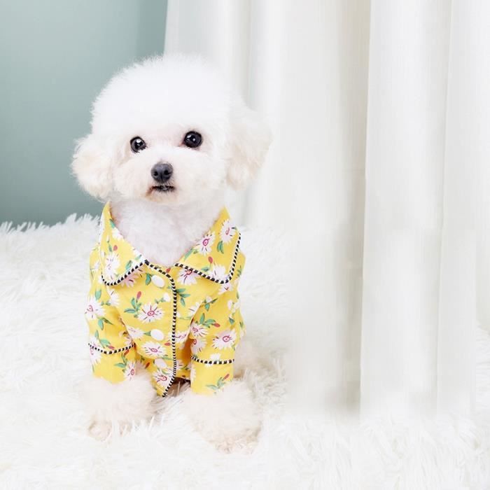 Manteau Animaux chiens pyjamas petit deguisement luxe pomeranie vetement bouledogue francais mode vetement Costume Type Black XS Cdiscount