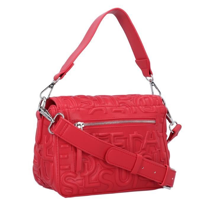 Sac a main DESIGUAL Vintage Cottage Rouge 23 cm Red Cdiscount Bagagerie Maroquinerie