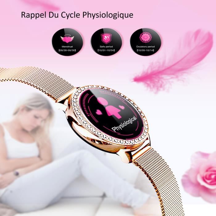 Montre Connect e Sport Femme Bracelet Alliage 40 Strass
