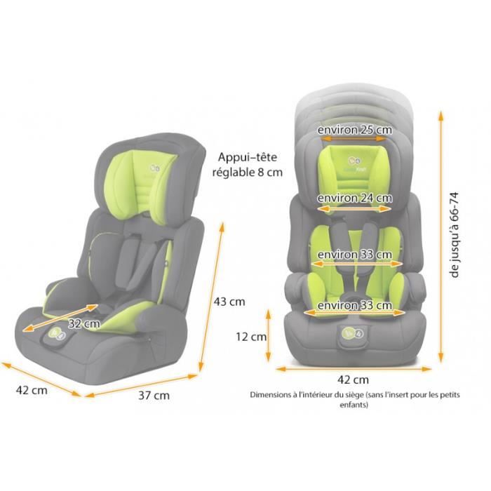 KINDERKRAFT Siège auto évolutif Comfort up Gr 123 - 9 à 36kg - Bleu - Achat  / Vente siège auto KKRAFT Siège confort Marine - Cdiscount