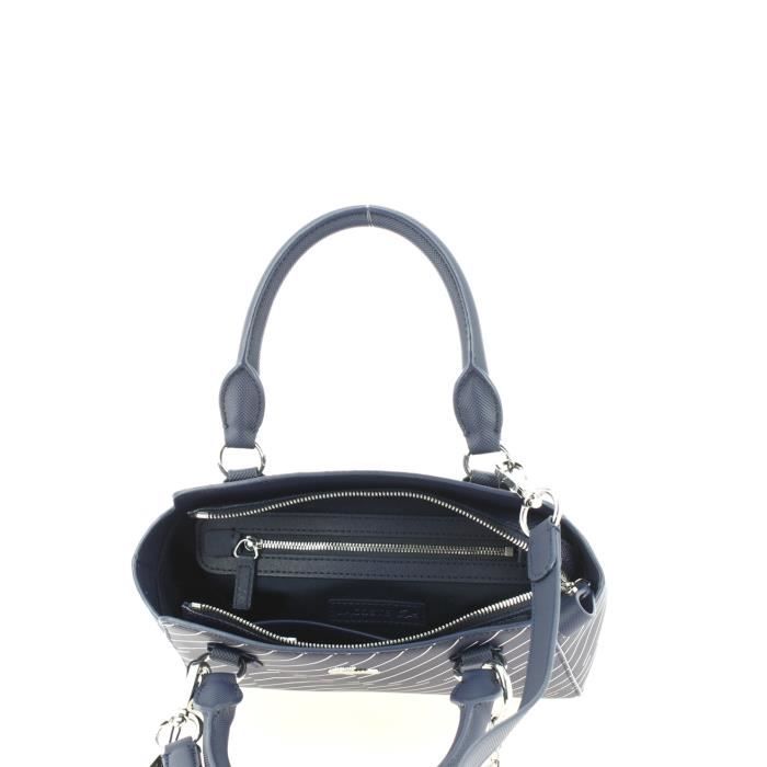 Sac cabas Lacoste Daily Classic XS Check Peacoat. Cdiscount Bagagerie Maroquinerie