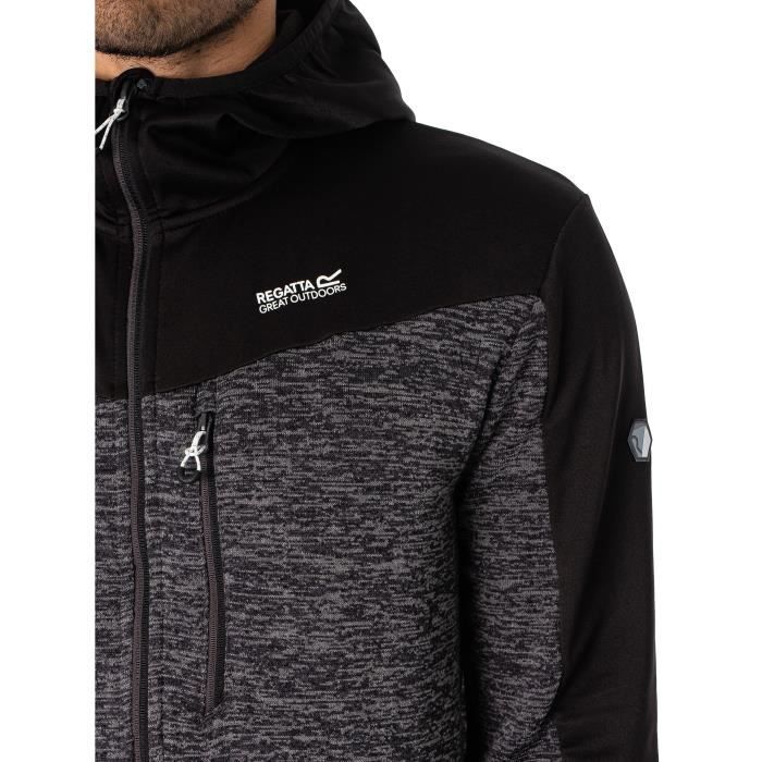 Polaire enti rement zipp e pour homme Regatta Cadford V Noir