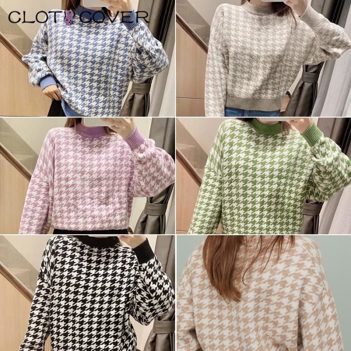 Pull pied shop de poule femme