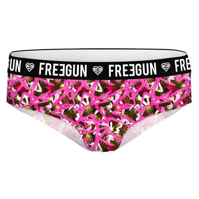 Lot de 4 boxers Fille Fantaisie Freegun FGM24 4 BM2 LOT4F 05 Jaune Microfibre Jaune Cdiscount Pret a Porter