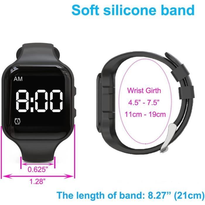 Montre sales réveil vibration