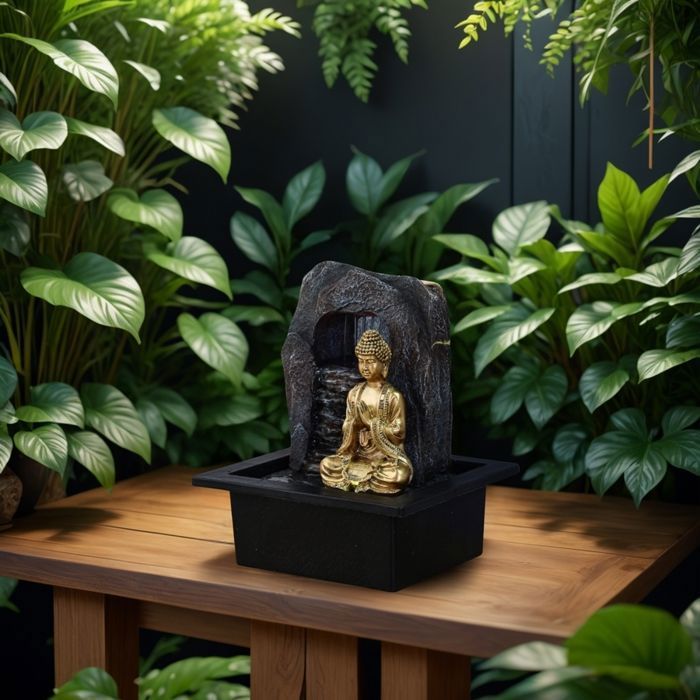 Bouddha fontaine intérieur - Zen à la maison
