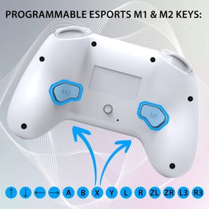 Manette Xbox 360 Blanche Sans Fil - Occasion, Sticks Neufs, Fonctionne Bien