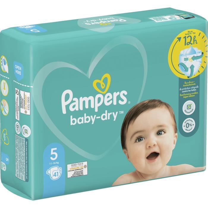 PAMPERS Baby-Dry Pants Taille 4 - 86 Couches-Culottes - Cdiscount  Puériculture & Eveil bébé