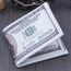 Hommes Homme Dollar Bill Portefeuille Bifold En Cuir PU Carte De Crédit