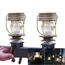 2pcs Retro Lampe De Jardin Solaire Puissante Exterieur Lanterne