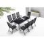 Bobochic Rialto Salon De Jardin 8 Places En Aluminium Et