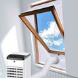 Kit de joint de fenêtre de toit universel pour climatiseur portable, sans perçage, facile à installer, étanche (230CM*2 )