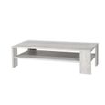 Table Basse Couleur Chene Gris Contemporaine Sandra L 130 X P 65 X