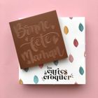 CHOCODIC Cartes à Croquer "Bonne Fête Maman" Fête des Mères, Chocolat Lait