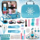 BRILLSTEN Maquillage Enfant Fille, Ensemble de Maquillage Lavable pour Enfants Jouets Fille sûr et Non Toxique Coffret de Beauté Cadeau Jouet
