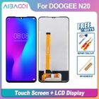 AIBAOQI tout nouveau moniteur LCD à écran tactile de 6.3 pouces pour le remplacement de l'écran pour Doogee N20/Y9 Plus