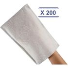 MFB Provence® - 200 Gants de Toilette gaufrés jetables