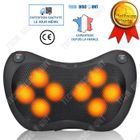 LUNAVO Coussin de massage oreiller électrique cervicale infrarouge chauffant malaxage tête des épaules relaxation bien être corps