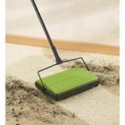 WENKO Balai mécanique, balai mécanique pour tapis et moquettes vert