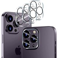 [Lot de 3 Protection Objectif Caméra Arrière pour iPhone 14 Pro-iPhone 14 Pro Max, Dureté 9H Verre Trempé Film HD Transparent [798]