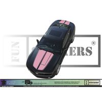 Chevrolet camaro Complet Bandes Capot Hayon - ROSE -Kit Complet  - Tuning Sticker Autocollant Graphic Decals