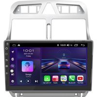 JUNSUN Autoradio Android 12 2Go+64Go pour Peugeot 307 307CC 307SW (2002-2013) avec 9'' Écran Tactile Android Auto Carplay GPS WiFi