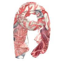 Écharpe respirante corail - Foulards en soie légère translucide pour femmes. 39