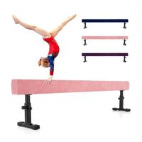 COSTWAY Poutre De Gymnastique Pliable De 210 Cm, Barre De Gymnastique