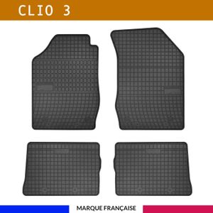TAPIS DE SOL Tapis de voiture - Sur Mesure pour CLIO 3 - 4 pièc