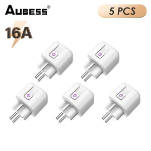 PRISE 16A 5PCS-Aubess – Mini prise intelligente SP10 Tuy