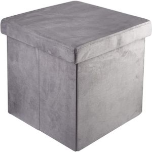 de la série Korfu Plus Ultranatura Tabouret pliant  gris  Repose-pieds pliable 