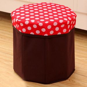 1 Pc Pliable De Stockage Pied Tabouret Enfants Pouf Chambre Maison