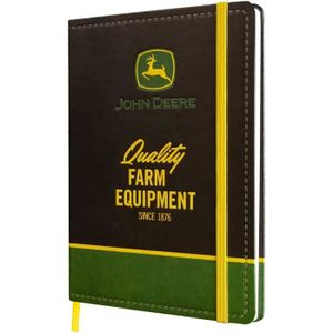 CARNET DE NOTES Carnet rétro pointillé, John Deere – Farm Logo – I