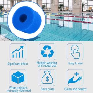 3x Filtre de piscine compatible avec Intex Type A Filtre Éponge Pompe de piscine  Cartouches filtrantes