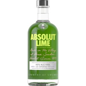 VODKA Absolut - Lime - Vodka aromatisée - 40,0% Vol. - 70cl