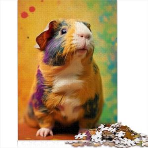 PUZZLE Jigsaw Puzzle For Kids Guinea Pig Animals Adult Pu