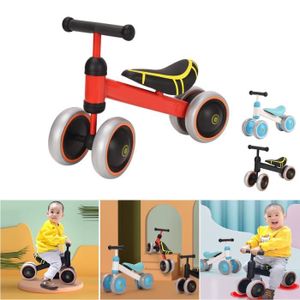 DRAISIENNE Tricycle à 4 roues ERROLVES® pour enfant - Rouge