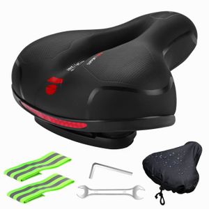 SELLE - TIGE DE SELLE Selle Vélo Ultra Confortable, Selle de Vélo Gel Ergonomique, Siège de Vélo Universelle pour VTT Vélo de Route Bicyclette