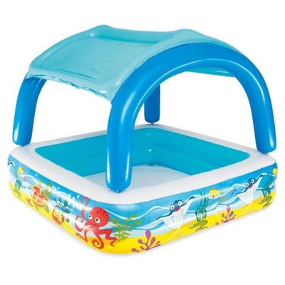 Pataugeoire pour enfants,piscine gonflable pour bébé,pataugeoire à 3 anneaux avec sol gonflable à bulles de sécurité,bleu,100x40cm - Jeux - Jouets Pataugeoire pour enfants,piscine gonflable pour bébé,pataugeoire à 3 anneaux avec sol gonflable à bulles de sécurité,bleu,100x40cm - Jeux - Jouets