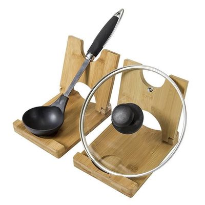 Accessoire Cuisine Repose-cuillère YWLINK Avec Couvercle - Silicone Pliable - Support De Spatule Pour Cuisinière - Égouttoir Compact Support Ustensiles Cuisine