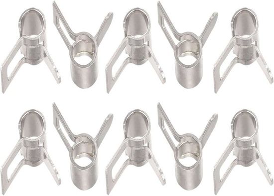 Lot De 20 Colliers De Serrage 5mm – Pour Tuyaux De 3.5 à 4mm, Marque Uxcell, Neufs