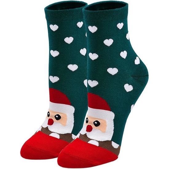 Chaussettes Femme Fantaisie Mignonnes Avec Motif Chien Teckel - Lot De 2 Paires - Coton Doux - Cadeau Noël Rigolo