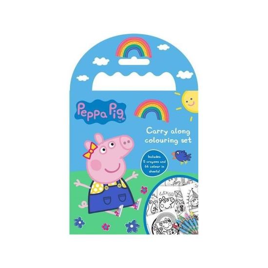 Kit De Dessin Peppa Pig Set De Coloriage De Voyage Carnet Et Crayons Peppa Pig Achat Vente Kit De Dessin Set De Coloriage De Voyage Cdiscount