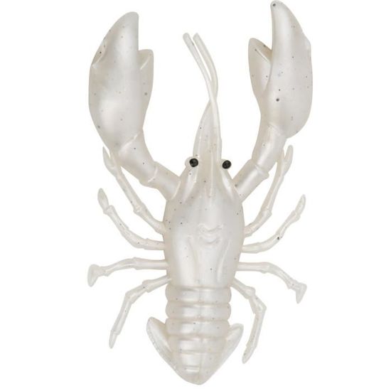 Leurre Souple écrevisse 7,5 Cm – TPR, Paillettes Réfléchissantes, Nage Réaliste – Pour Bar, Brochet, Truite